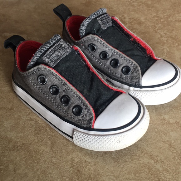 toddler red converse velcro
